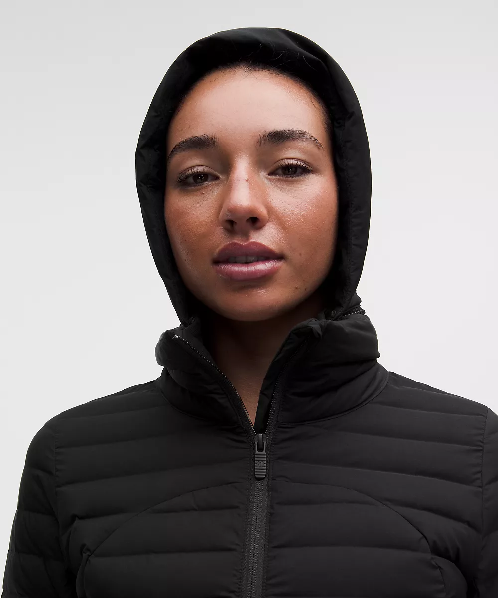 Veste longue Pack It Down — Black, view 3