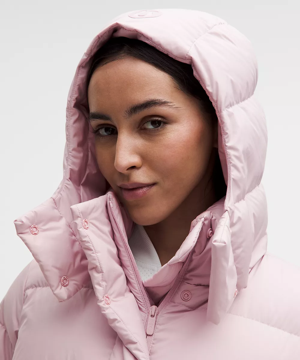 Veste Wunder Puff garnissage duvet 600 femme — Porcelain Pink, view 4