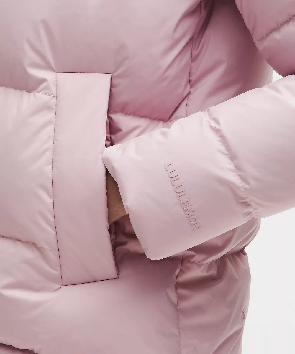 Veste Wunder Puff garnissage duvet 600 femme — Porcelain Pink, view 5