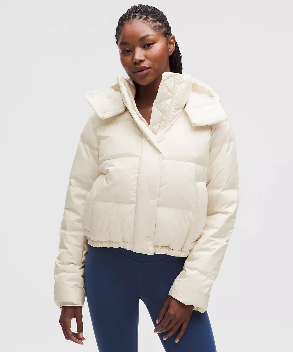 Veste courte Wunder Puff garnissage duvet 600 — Light Ivory, view 1