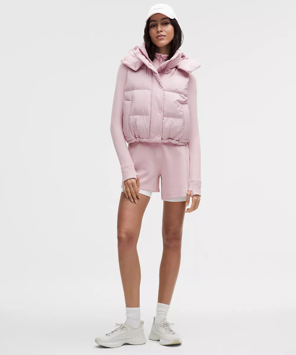 Gilet court Wunder Puff garnissage duvet 600 — Porcelain Pink, view 2