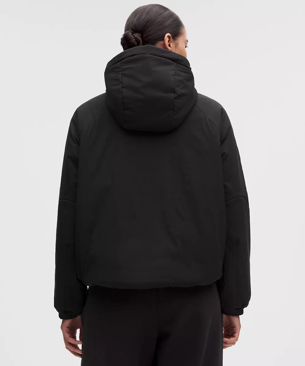 Veste à capuche isolante résistante à l'eau — Black, view 3