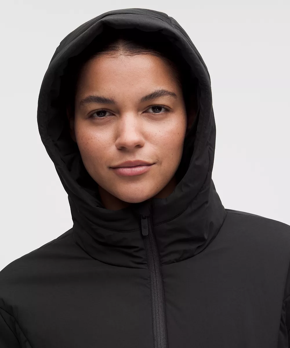 Veste à capuche isolante résistante à l'eau — Black, view 4