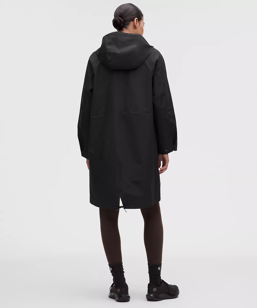 Manteau de pluie imperméable queue-de-pie — Black, view 2