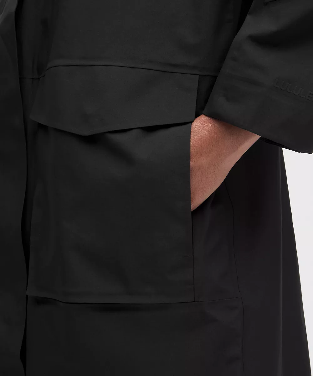 Manteau de pluie imperméable queue-de-pie — Black, view 5