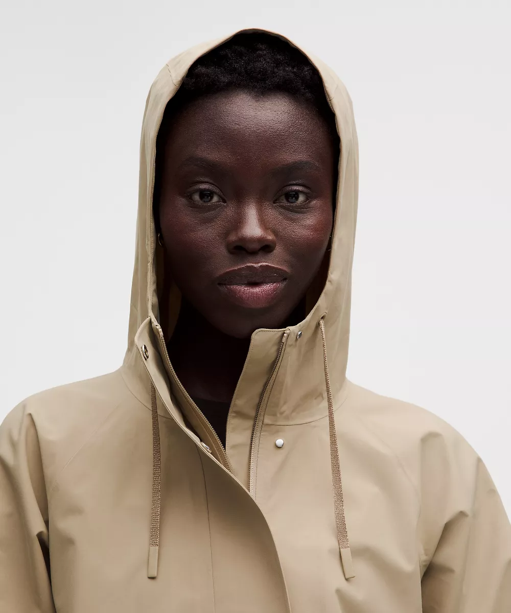 Manteau de pluie imperméable queue-de-pie — Sheer Oak, view 3
