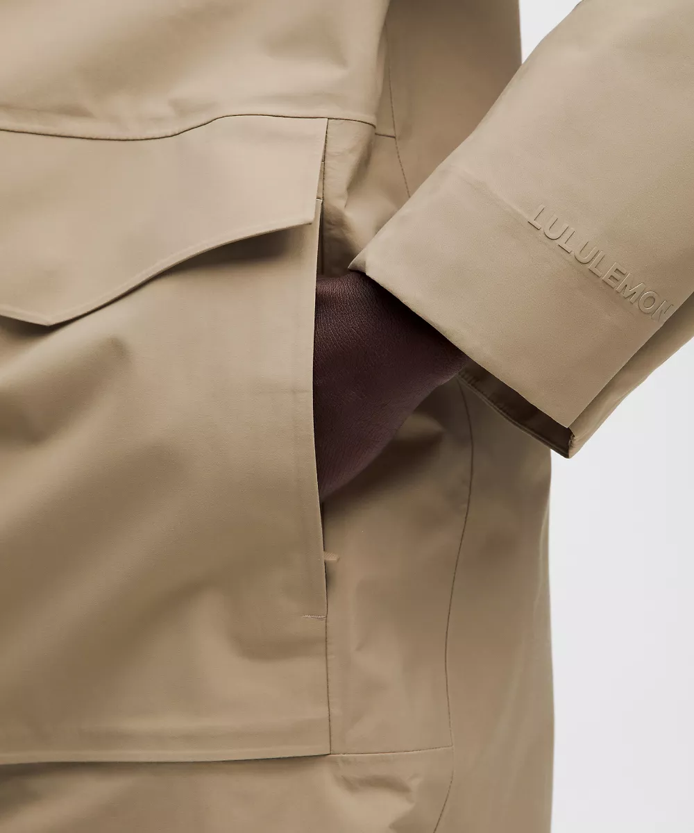 Manteau de pluie imperméable queue-de-pie — Sheer Oak, view 5