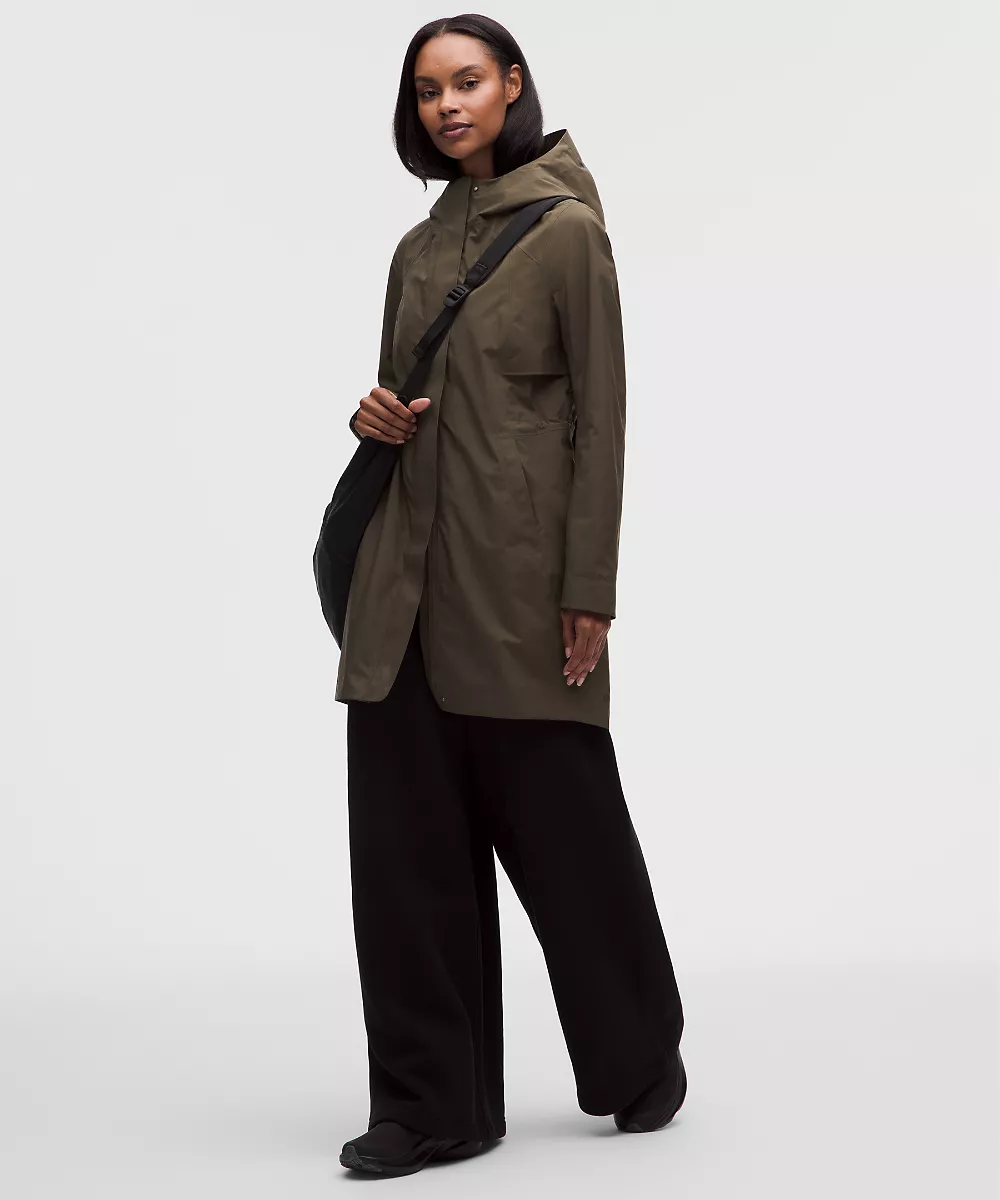 Veste Rain Rebel — Olive Brown, view 1