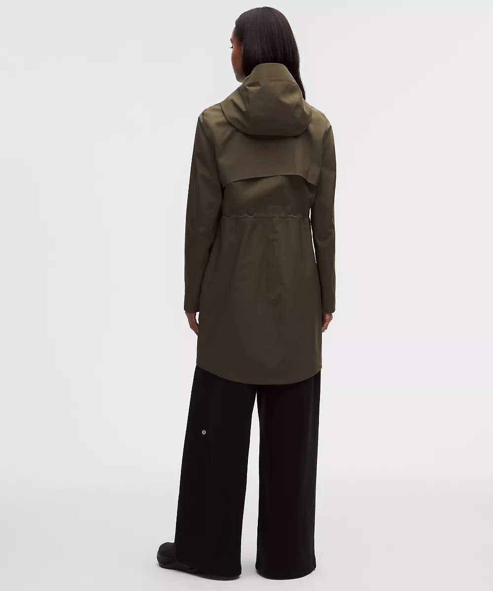 Veste Rain Rebel — Olive Brown, view 2