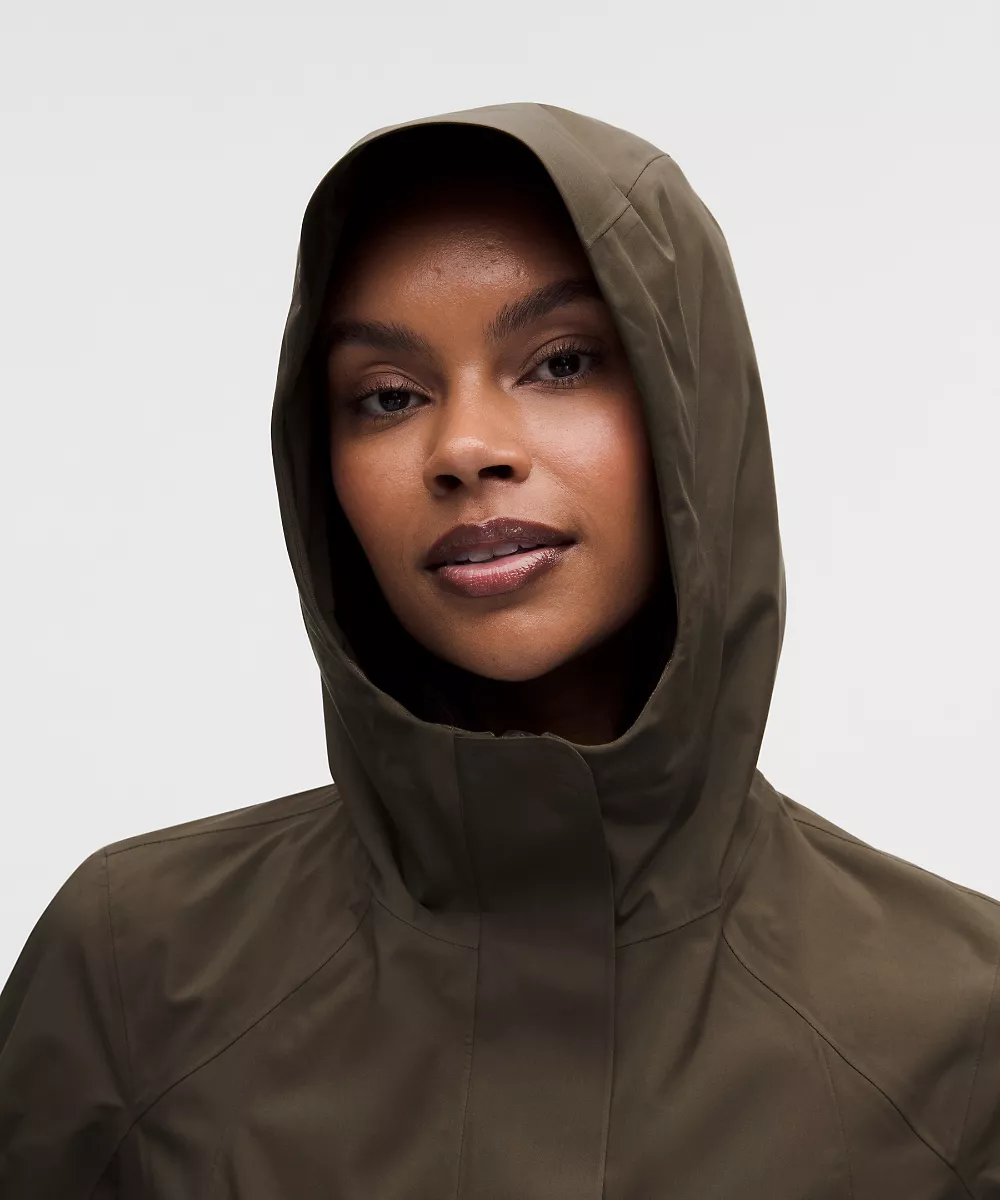 Veste Rain Rebel — Olive Brown, view 3