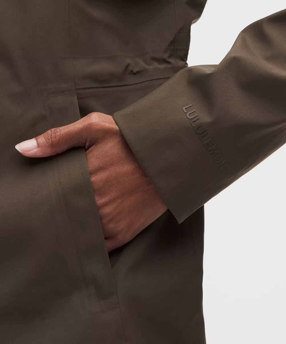 Veste Rain Rebel — Olive Brown, view 5