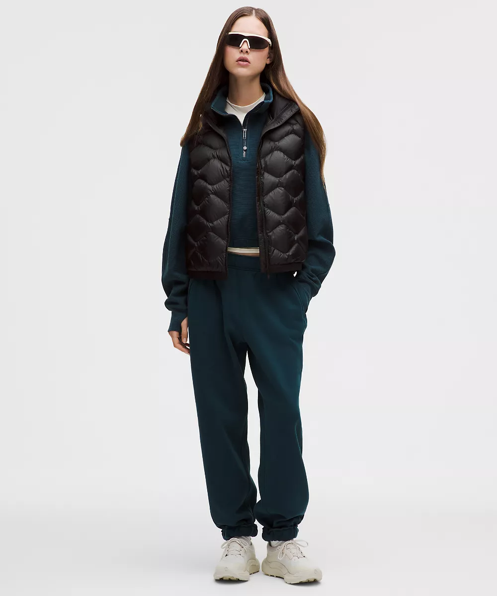Gilet matelassé ultraléger garnissage duvet 900 femme — Black, view 2
