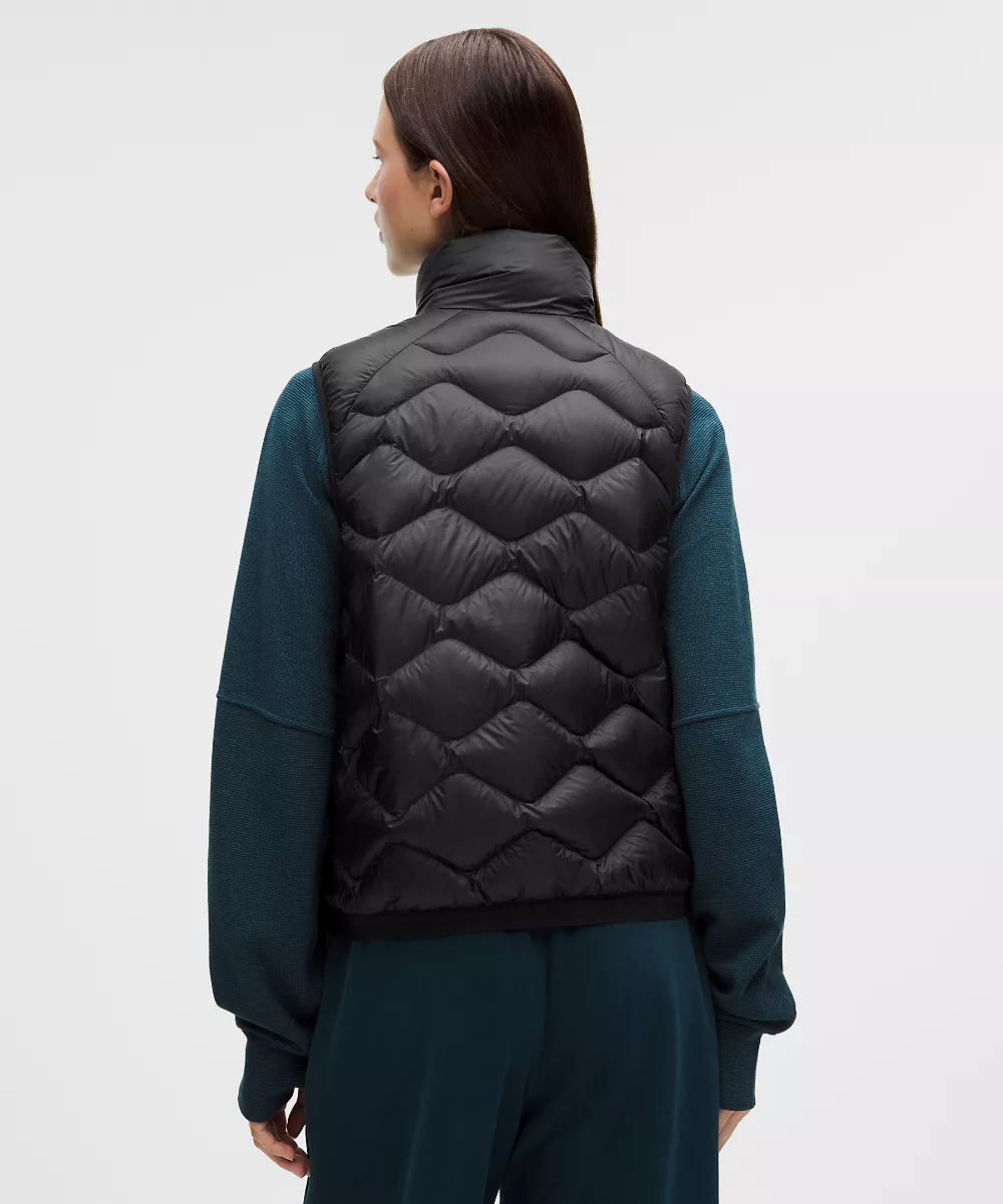 Gilet matelassé ultraléger garnissage duvet 900 femme — Black, view 3