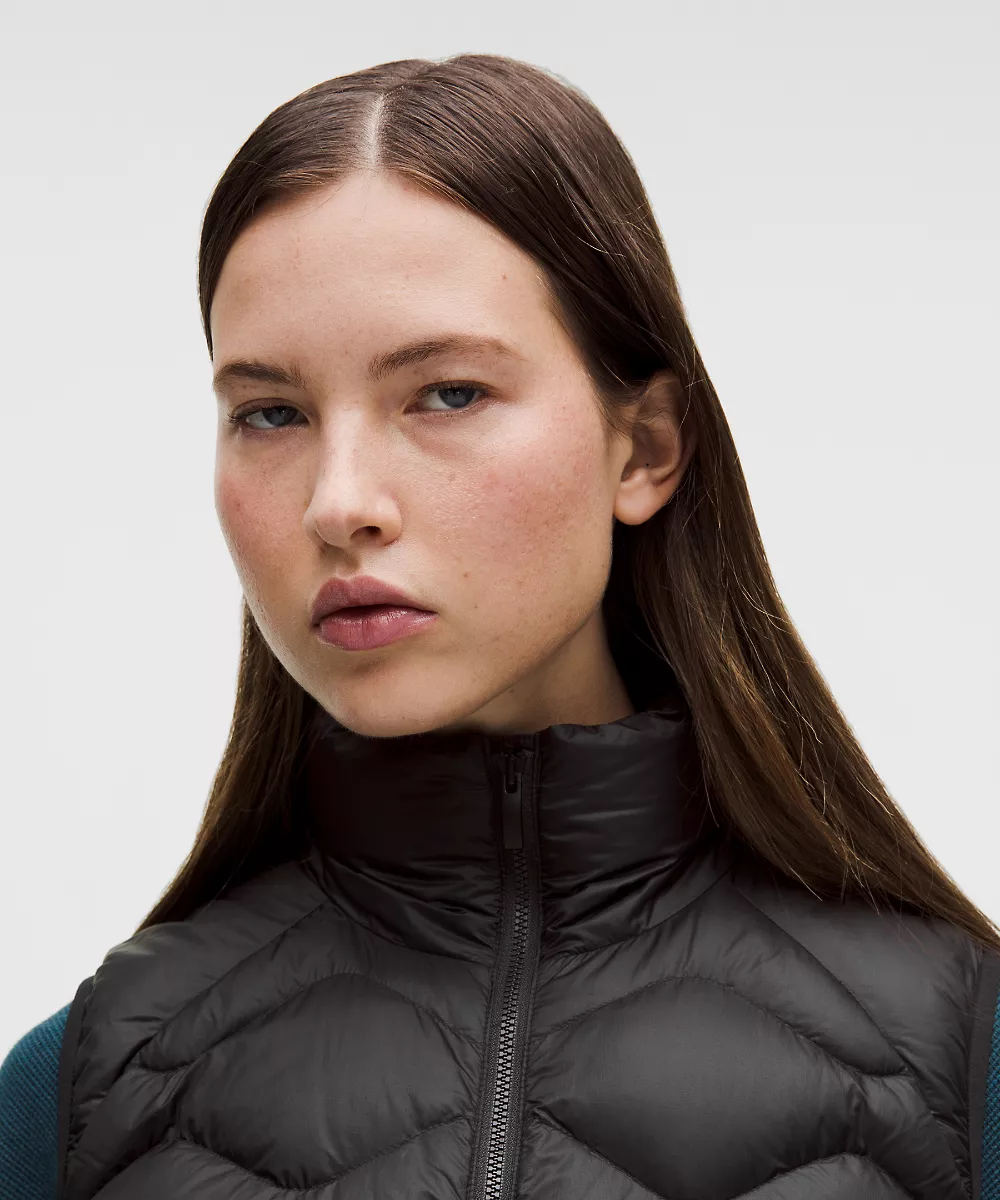 Gilet matelassé ultraléger garnissage duvet 900 femme — Black, view 4