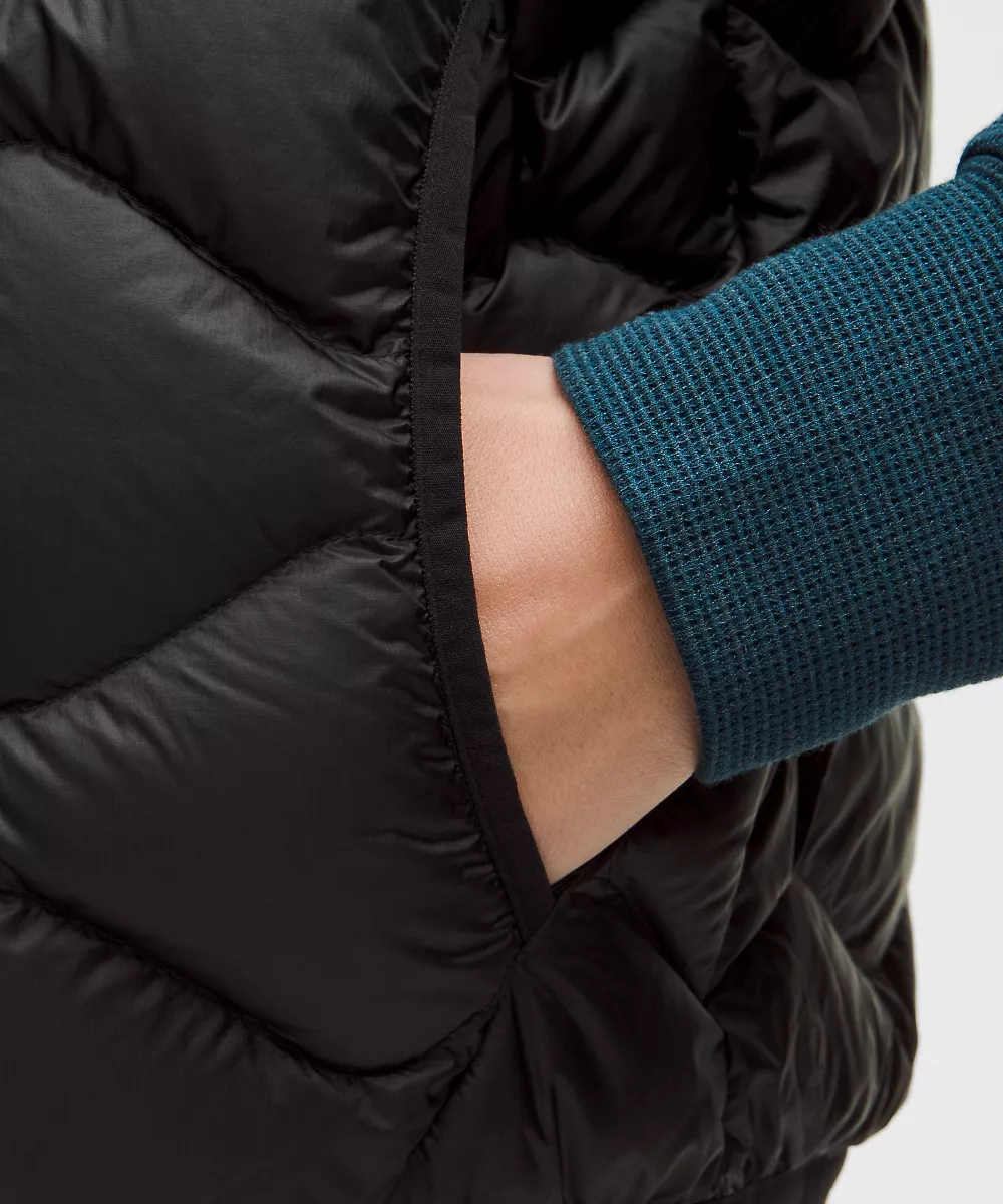 Gilet matelassé ultraléger garnissage duvet 900 femme — Black, view 5