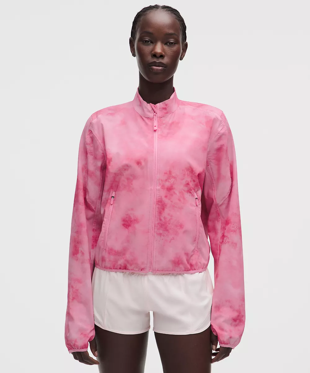 Veste de running légère coupe décontractée — Smoothie Print Strawberry Multi, view 1