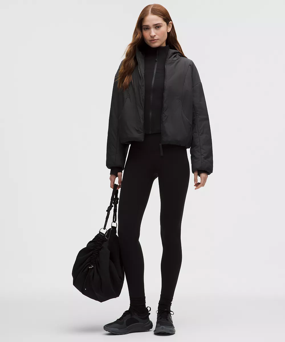 Sweat à capuche isolant ThermoZen femme — Super Dark, view 2