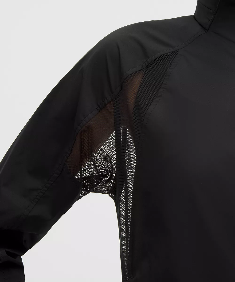 Veste de running compressible ventilée — Black, view 2