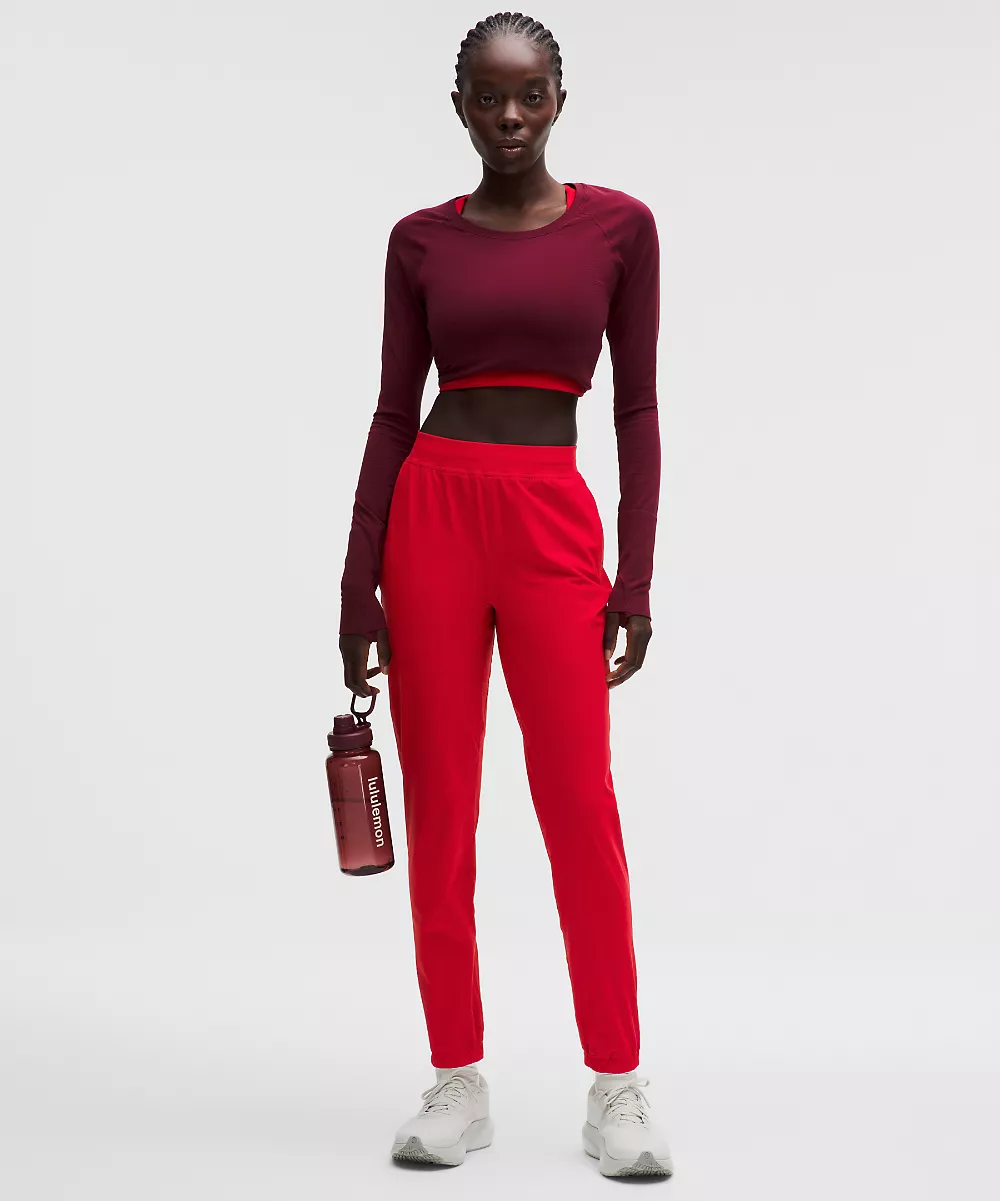 Jogging taille haute Adapted State *Regular — Oxford Red, view 1