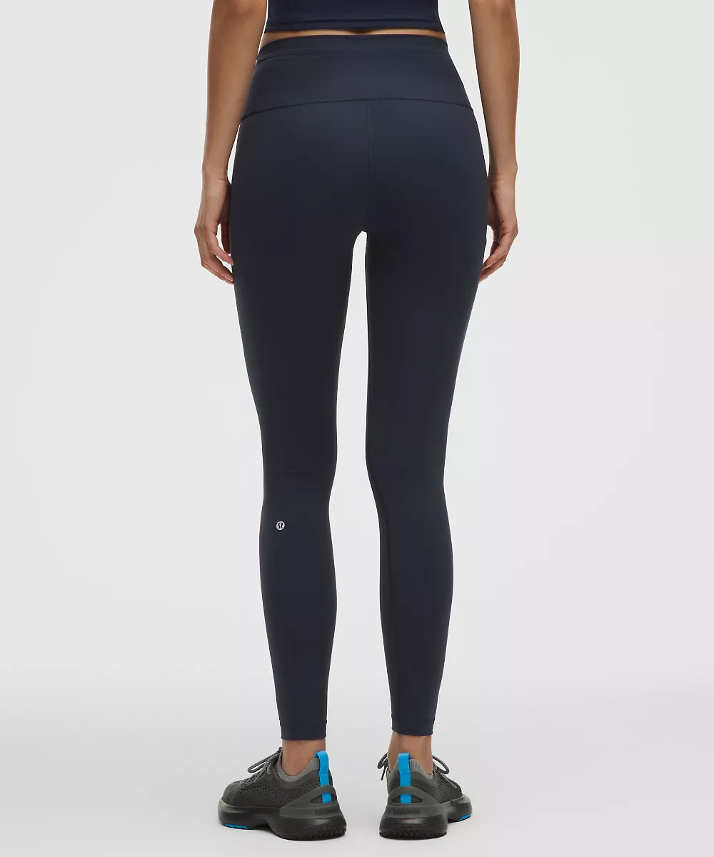 Legging taille haute Wunder Train 28" — True Navy, view 3