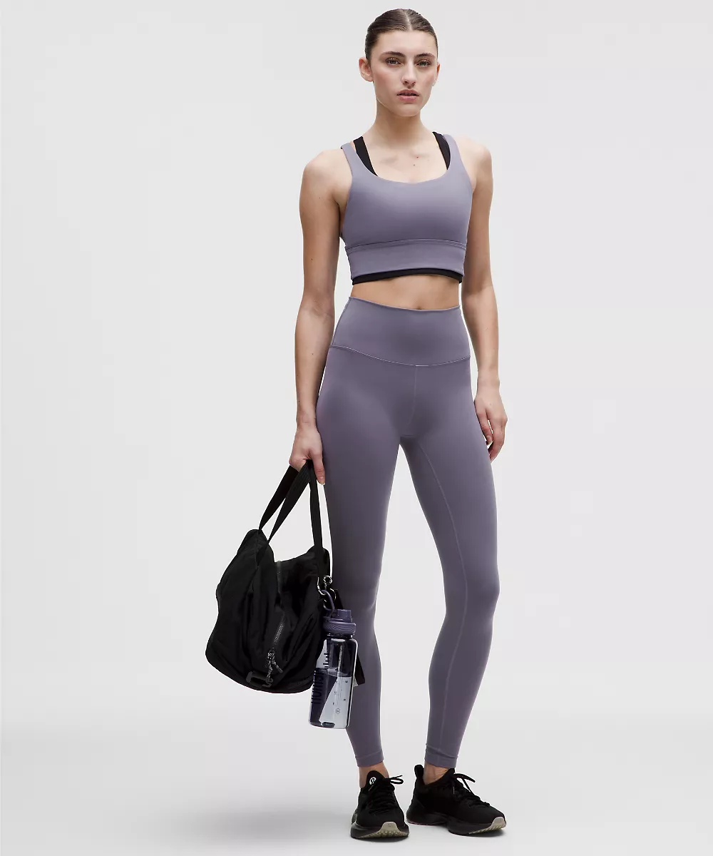 Legging taille haute Wunder Train 28" — Grape Mist, view 1
