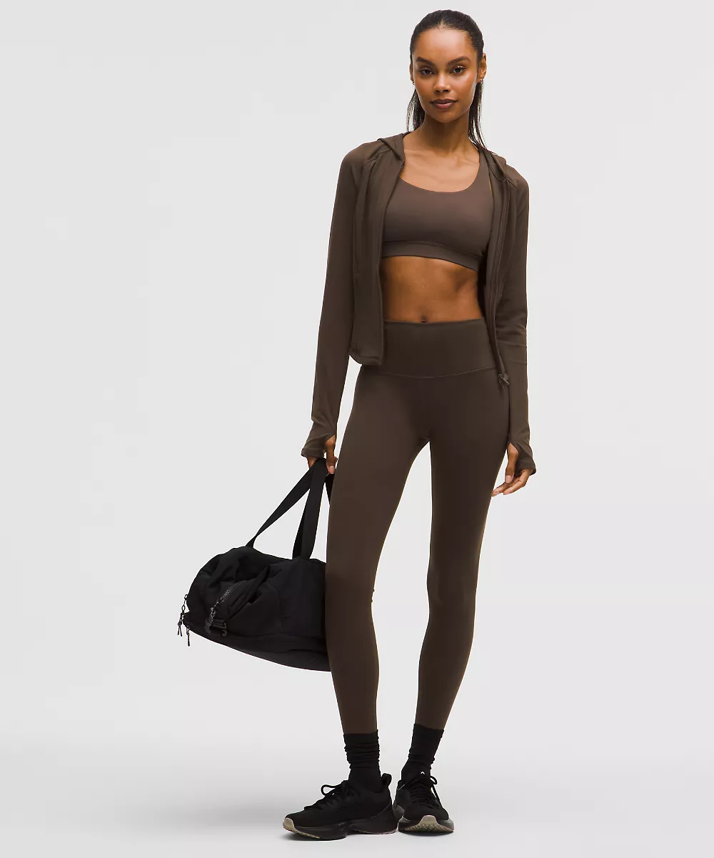 Legging taille haute Wunder Train 31" — Walnut Crunch, view 1