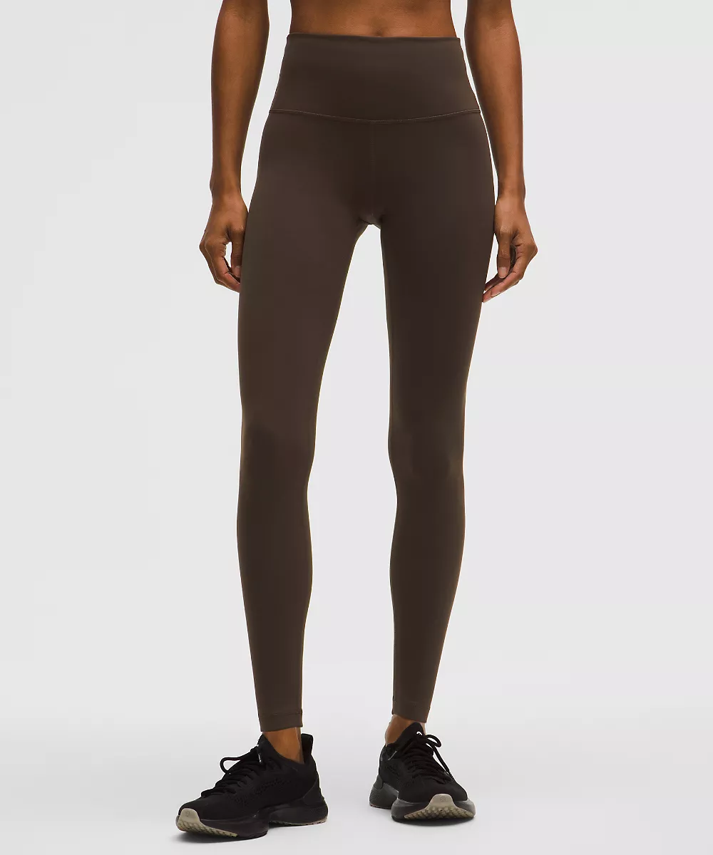 Legging taille haute Wunder Train 31" — Walnut Crunch, view 2