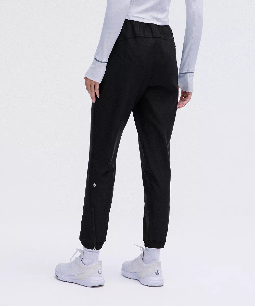 Jogging polaire taille haute Adapted State *Full Length — Black, view 3