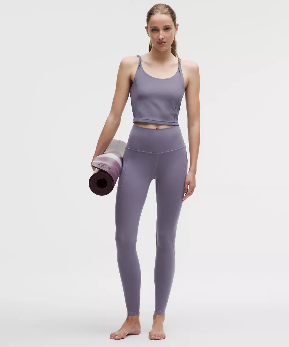 lululemon Align™ pantalon taille haute à poches 28" — Grape Mist, view 1