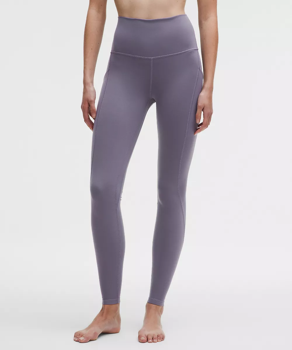 lululemon Align™ pantalon taille haute à poches 28" — Grape Mist, view 2