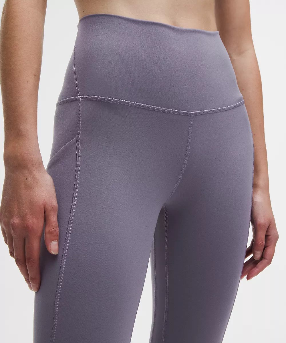 lululemon Align™ pantalon taille haute à poches 28" — Grape Mist, view 4