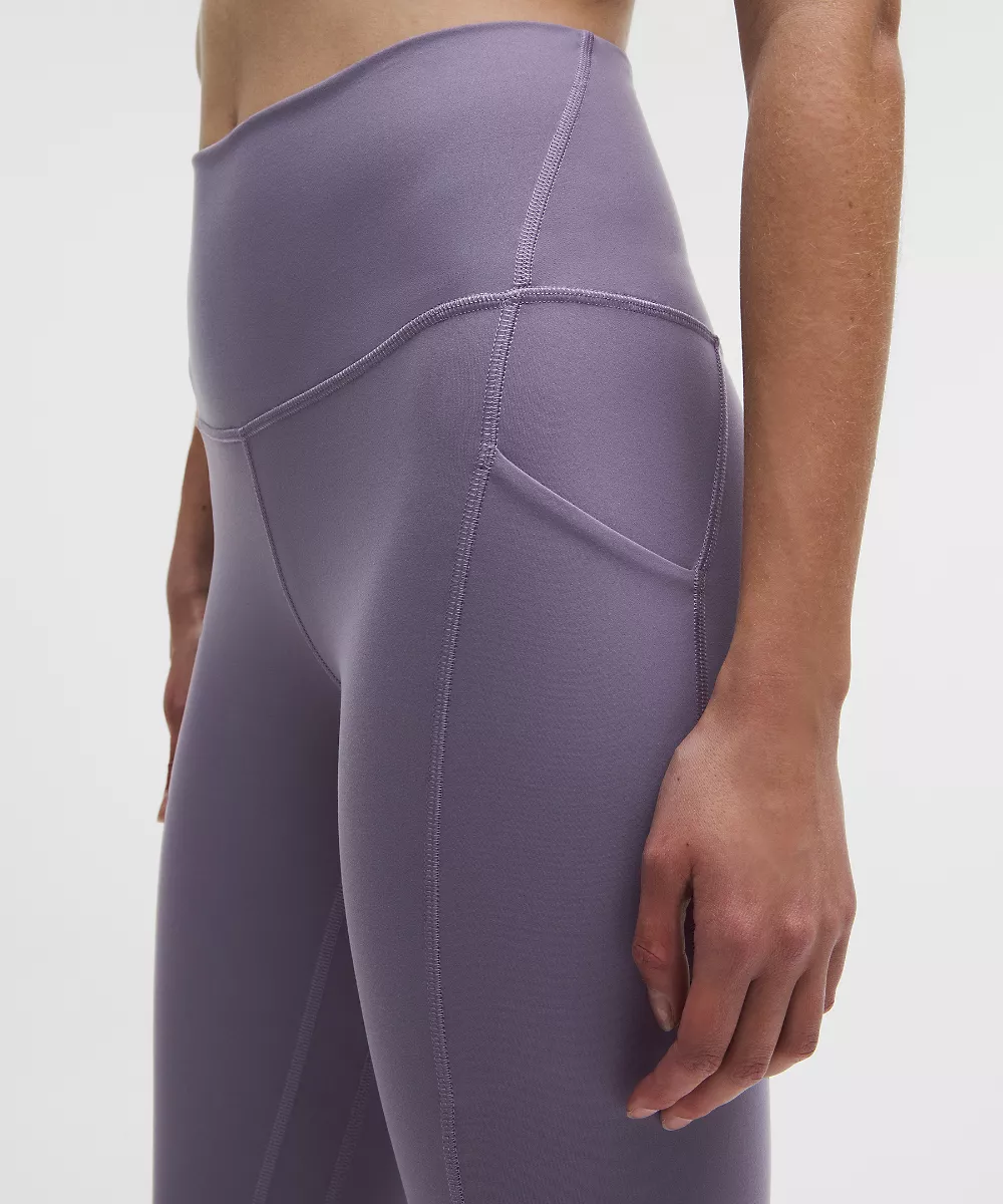 lululemon Align™ pantalon taille haute à poches 28" — Grape Mist, view 5
