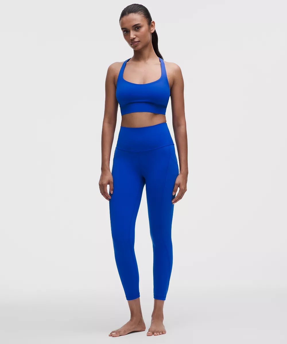 lululemon Align™ pantalon taille haute à poches 25" — Beach Ball Blue, view 1