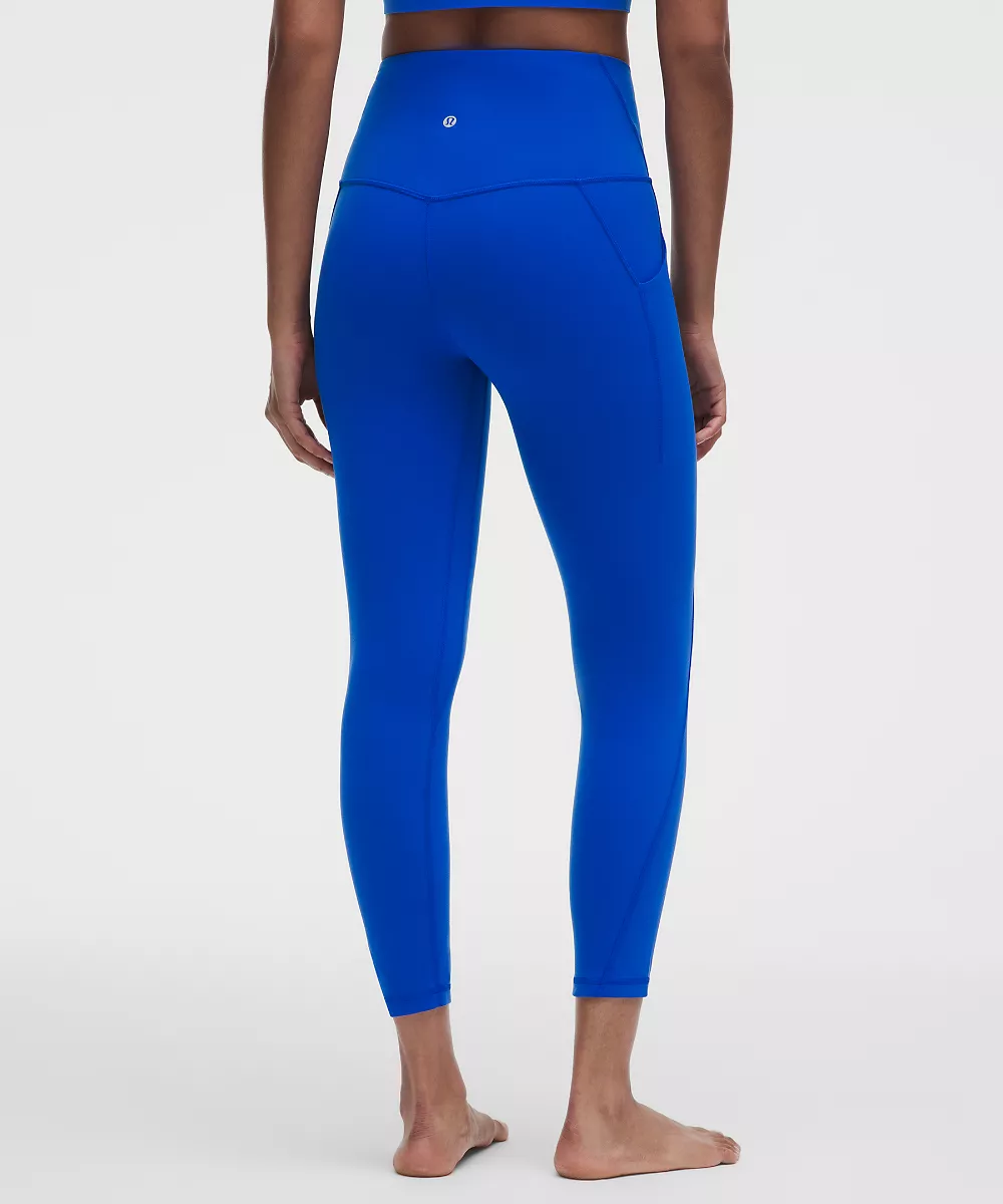 lululemon Align™ pantalon taille haute à poches 25" — Beach Ball Blue, view 3