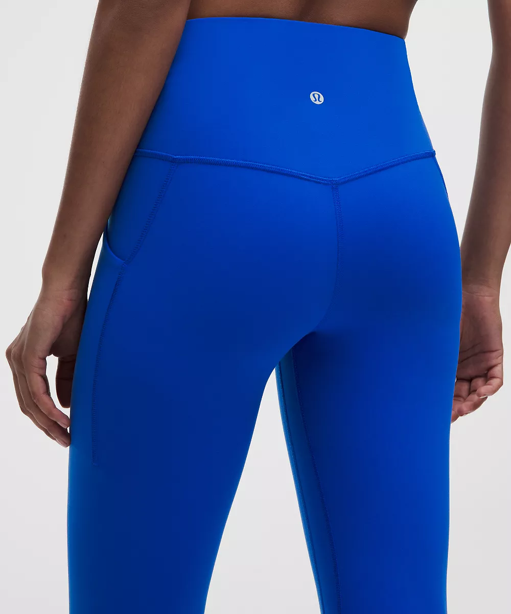 lululemon Align™ pantalon taille haute à poches 25" — Beach Ball Blue, view 5