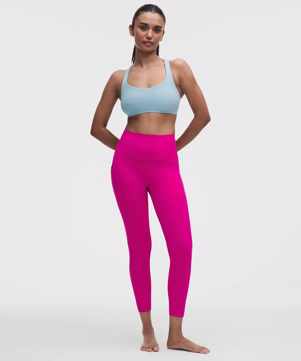lululemon Align™ pantalon taille haute à poches 25" — Pink Flare, view 1