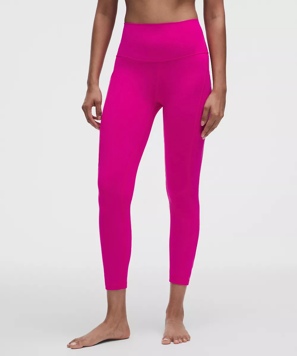 lululemon Align™ pantalon taille haute à poches 25" — Pink Flare, view 2
