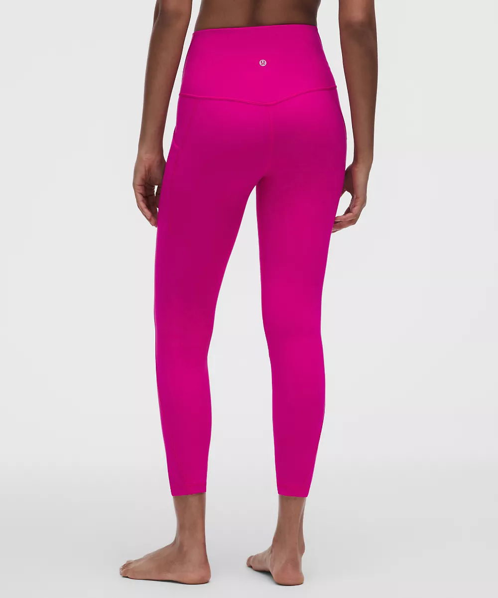 lululemon Align™ pantalon taille haute à poches 25" — Pink Flare, view 3