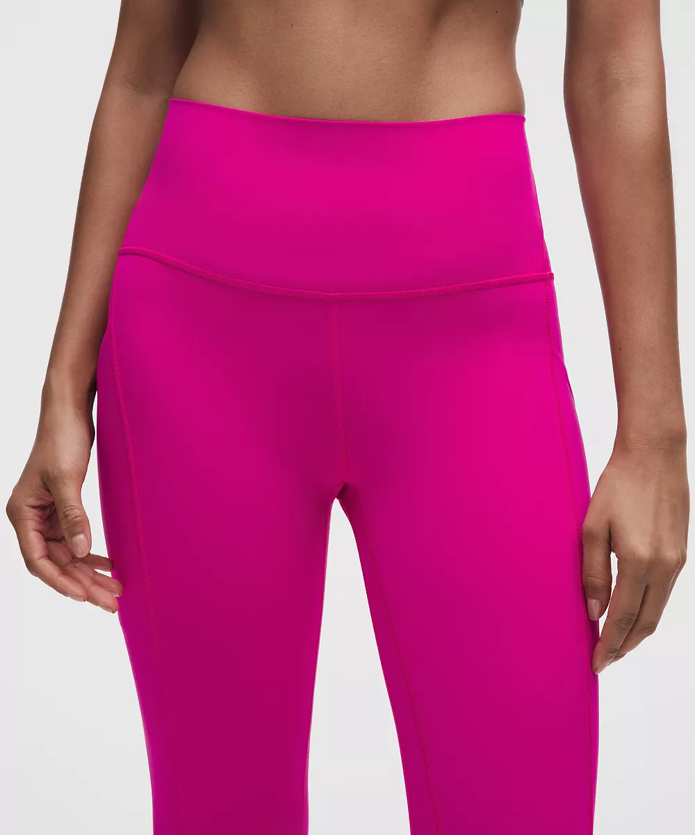 lululemon Align™ pantalon taille haute à poches 25" — Pink Flare, view 4