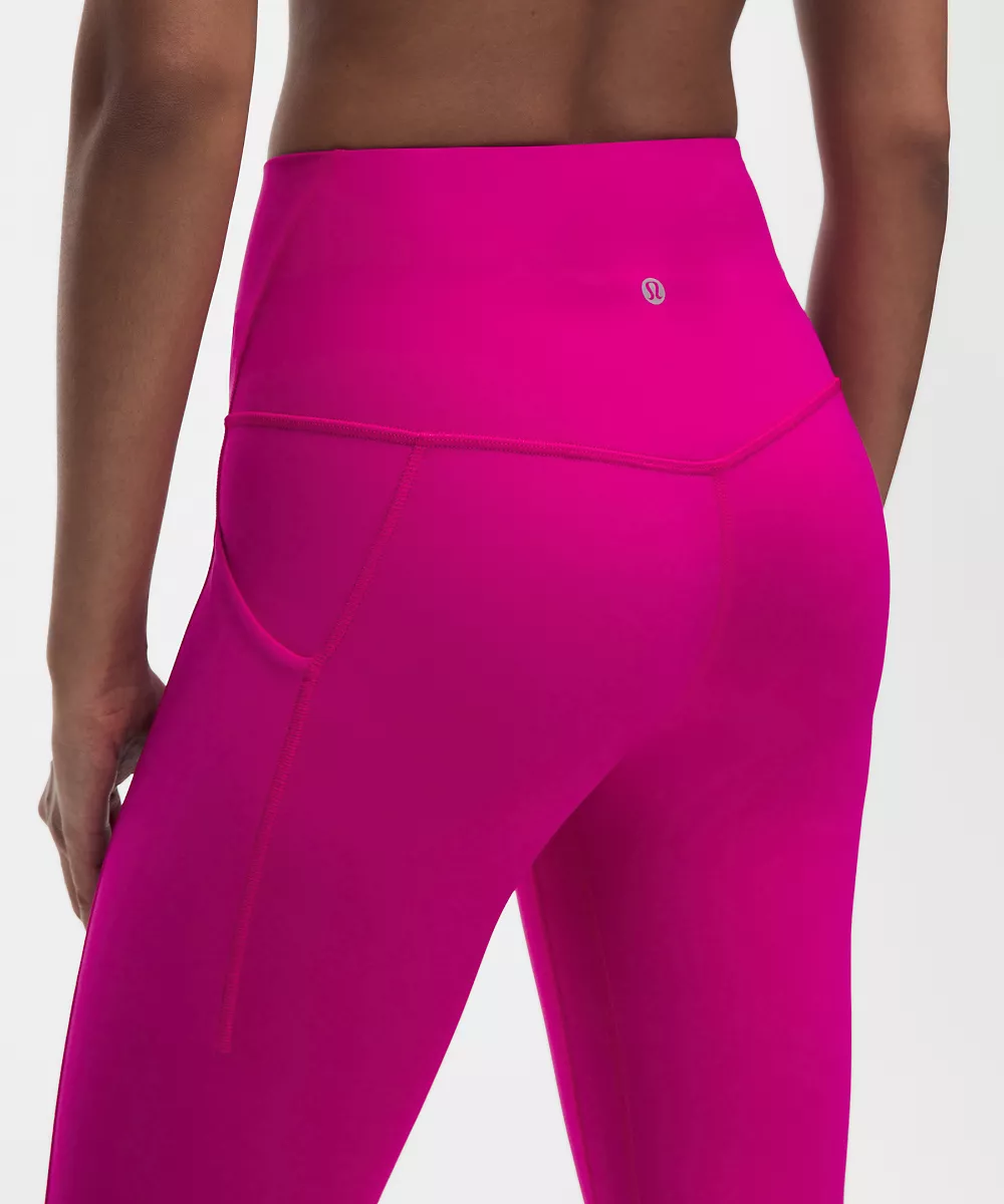 lululemon Align™ pantalon taille haute à poches 25" — Pink Flare, view 5