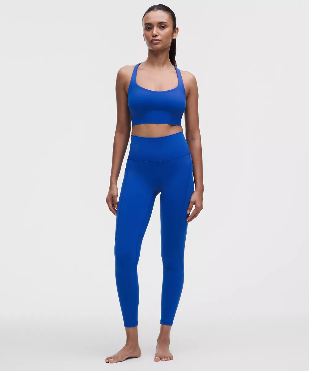 lululemon Align™ pantalon taille haute à poches 28" — Beach Ball Blue, view 1