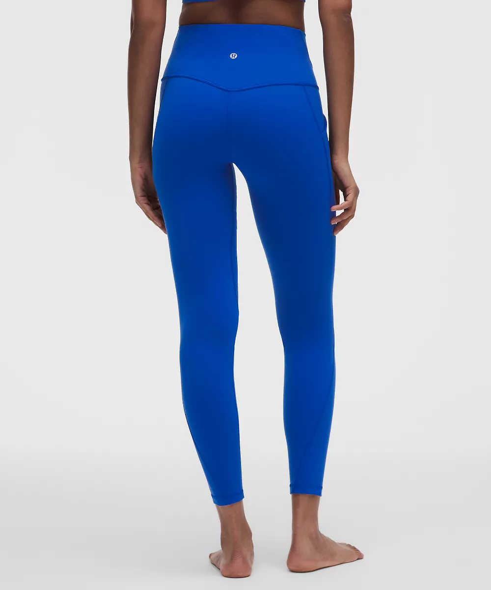 lululemon Align™ pantalon taille haute à poches 28" — Beach Ball Blue, view 3