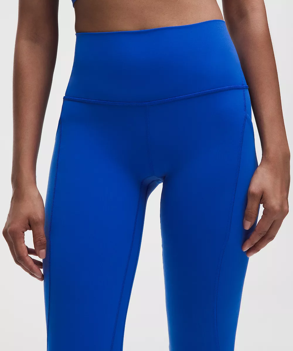 lululemon Align™ pantalon taille haute à poches 28" — Beach Ball Blue, view 4