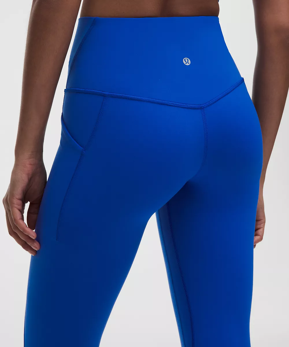 lululemon Align™ pantalon taille haute à poches 28" — Beach Ball Blue, view 5