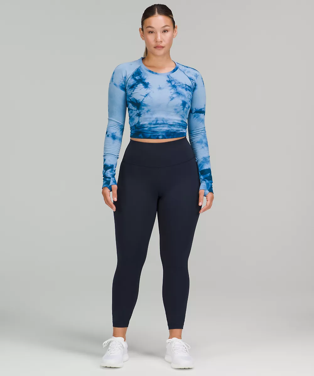 Legging taille haute Contour Fit Wunder Train 25" — True Navy, view 2