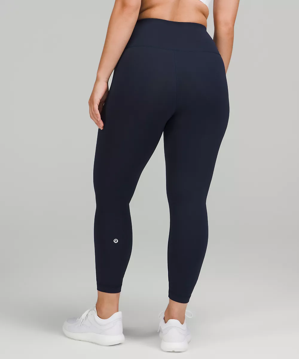Legging taille haute Contour Fit Wunder Train 25" — True Navy, view 3