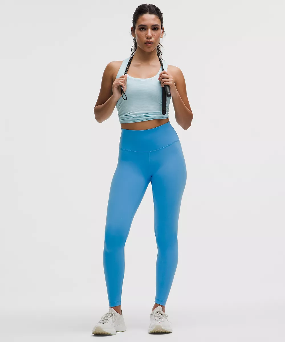 Legging taille haute Contour Fit Wunder Train 28" — Ocean Wave, view 1