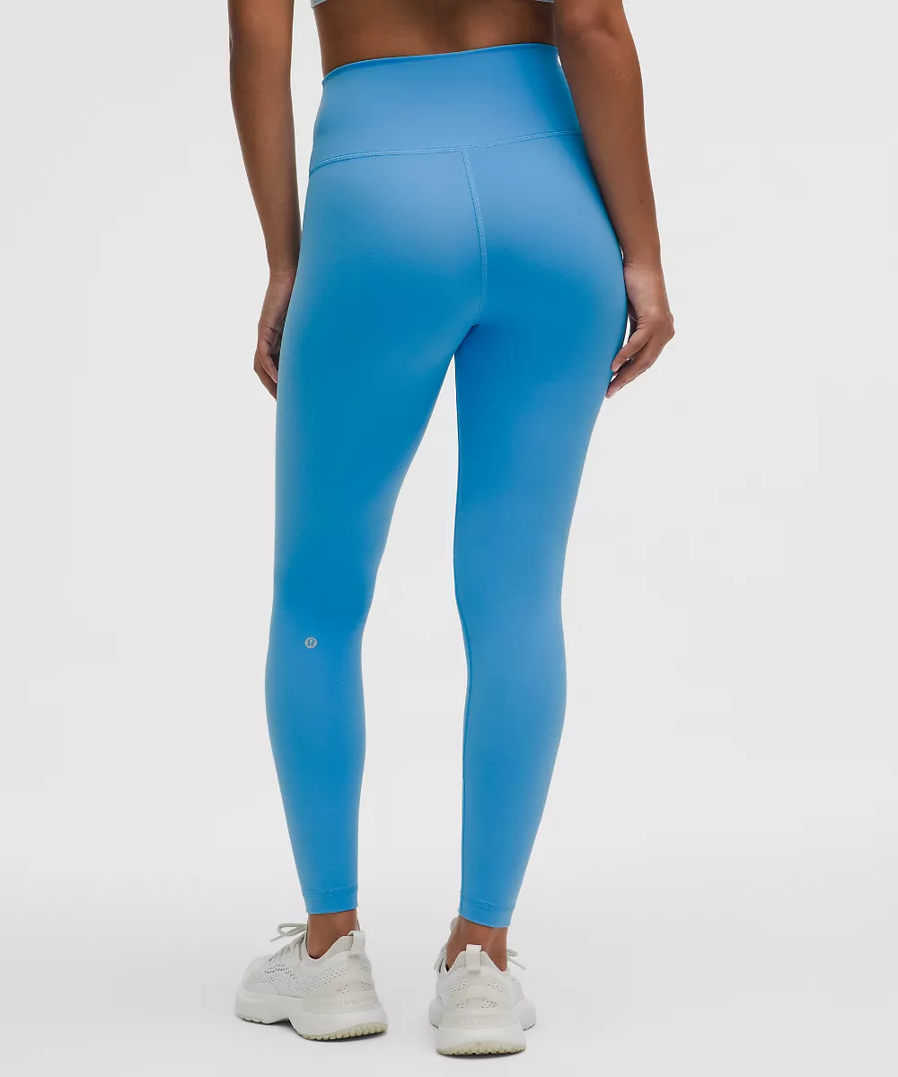 Legging taille haute Contour Fit Wunder Train 28" — Ocean Wave, view 3