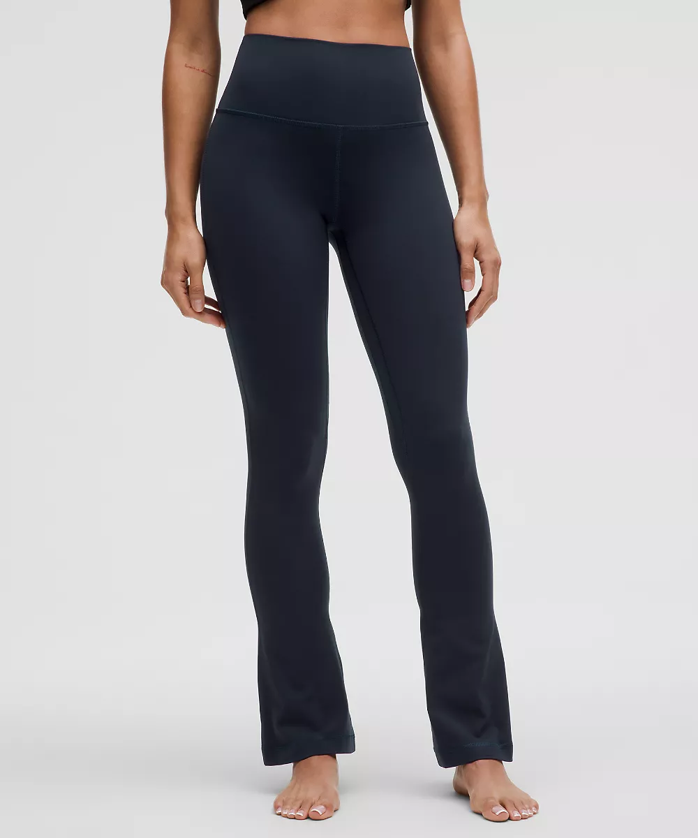 lululemon Align™ pantalon taille haute mini-évasé *Regular — True Navy, view 1