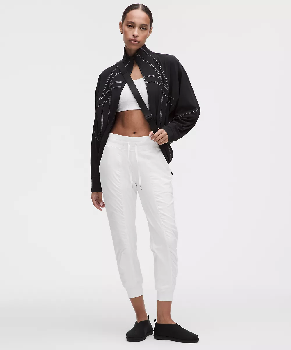Jogging Dance Studio taille mi-haute longueur 7/8 — White, view 1